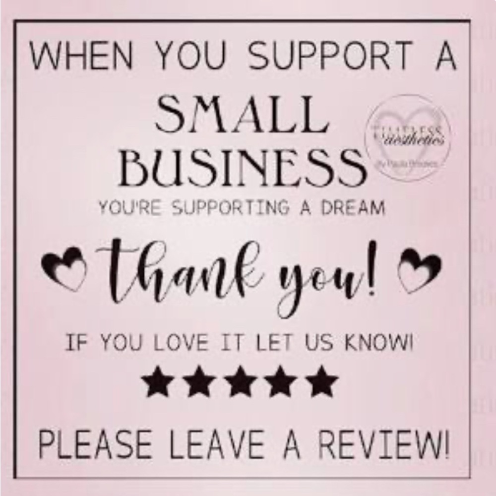 Small Business Support Sign